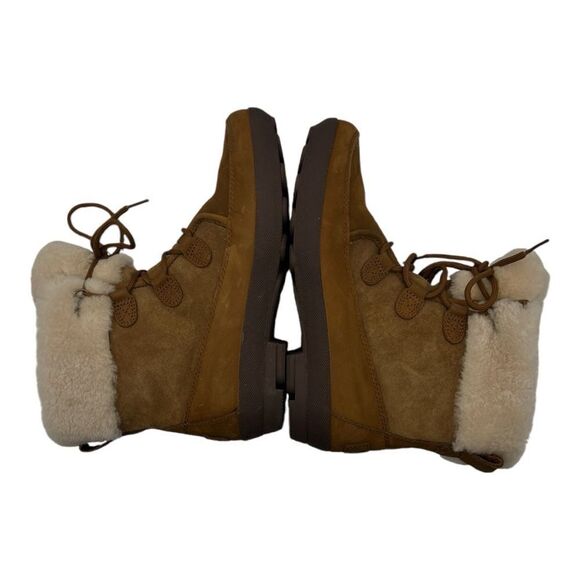 UGG alpine shearling waterproof lace up boot size 8 - Picture 5 of 7